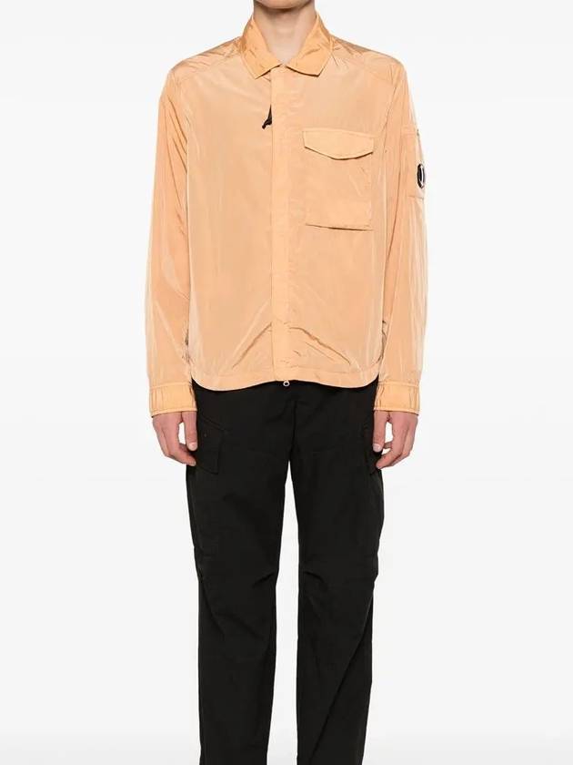 Chrome-R Pocket Over Long Sleeve Shirt Orange - CP COMPANY - BALAAN 4