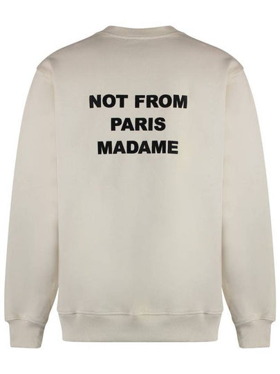 Drôle De Monsieur Slogan Cotton Crew-Neck Sweatshirt - DROLE DE MONSIEUR - BALAAN 2