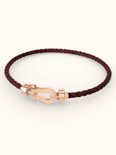 Posten bracelet medium pink gold garnet 0B0072 6B1025 - FRED - BALAAN 1