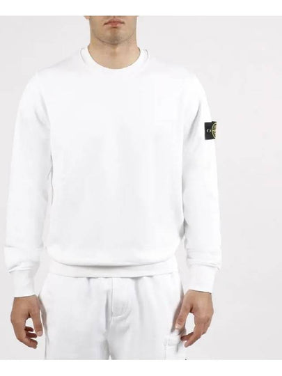 Compass Patch Cotton Sweatshirt White - STONE ISLAND - BALAAN 2