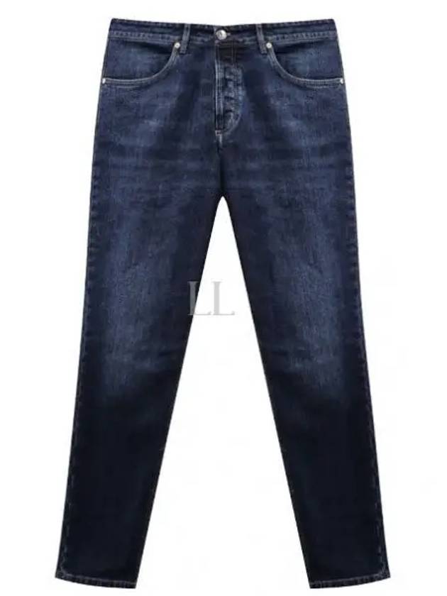 Denim Straight Pants M283PO1090C1468 BLUE - BRUNELLO CUCINELLI - BALAAN 2