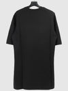 Women's Logo Cotton Short Sleeve T-Shirt Black - MSGM - BALAAN 3