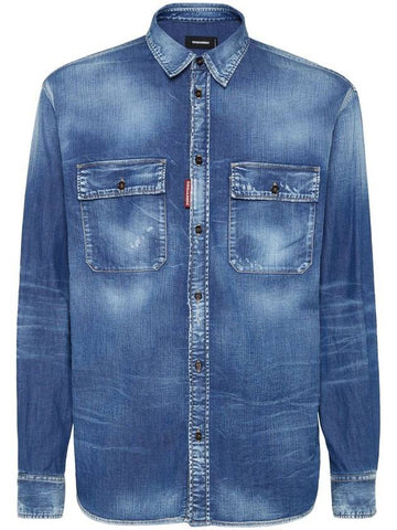 DSQUARED2 Worker Pocket Shirt Clothing - DSQUARED2 - BALAAN 1