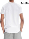 Men's VPC Logo Short Sleeve T-Shirt White - A.P.C. - BALAAN 4