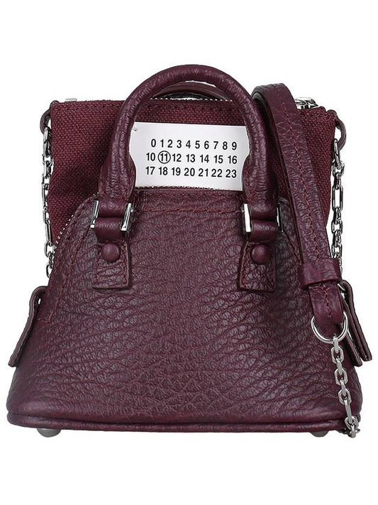 5AC Classic Baby Shoulder Bag Bordeaux - MAISON MARGIELA - BALAAN 2