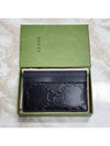 GG Embossed Two-Stage Card Wallet Black - GUCCI - BALAAN 5