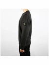 Compass Patch Cotton Sweatshirt Lead Grey - STONE ISLAND - BALAAN 4