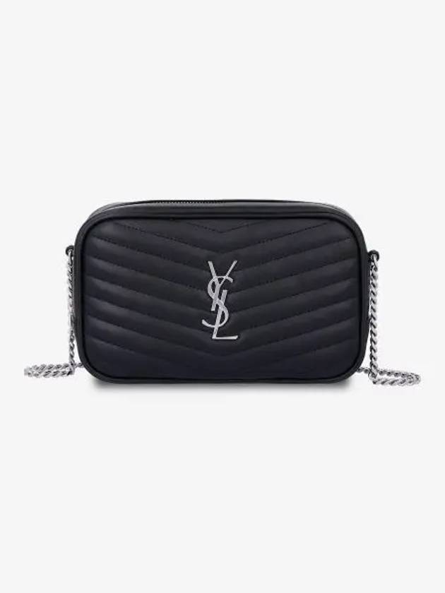 Mini Lou Cross Bag Black 748849DV7021000 - SAINT LAURENT - BALAAN 1