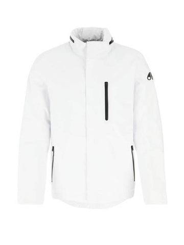 Evergreen Hooded Windbreaker White - MOOSE KNUCKLES - BALAAN 1