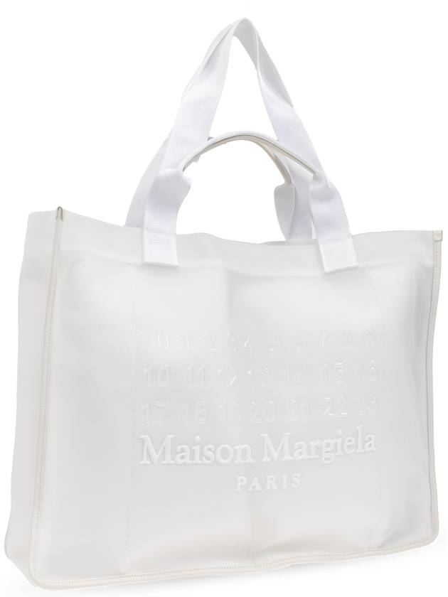 Maison Margiela Bag Cabas Large In Shopper Style, Unisex, White - MAISON MARGIELA - BALAAN 5