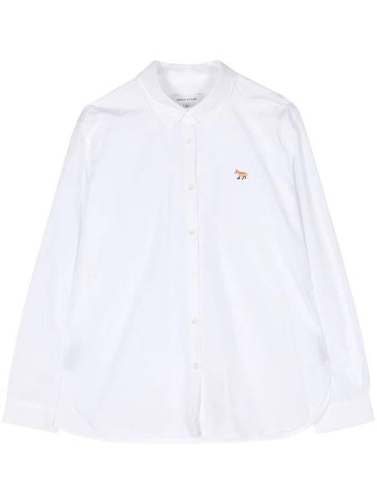 Baby Fox Cotton Shirt White - MAISON KITSUNE - BALAAN 1