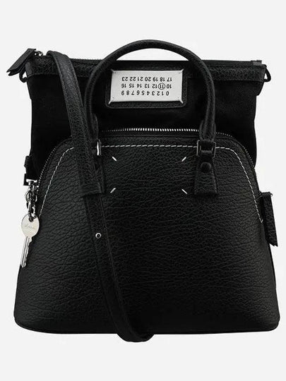 5AC Logo Patch Mini Tote Bag Black - MAISON MARGIELA - BALAAN 2