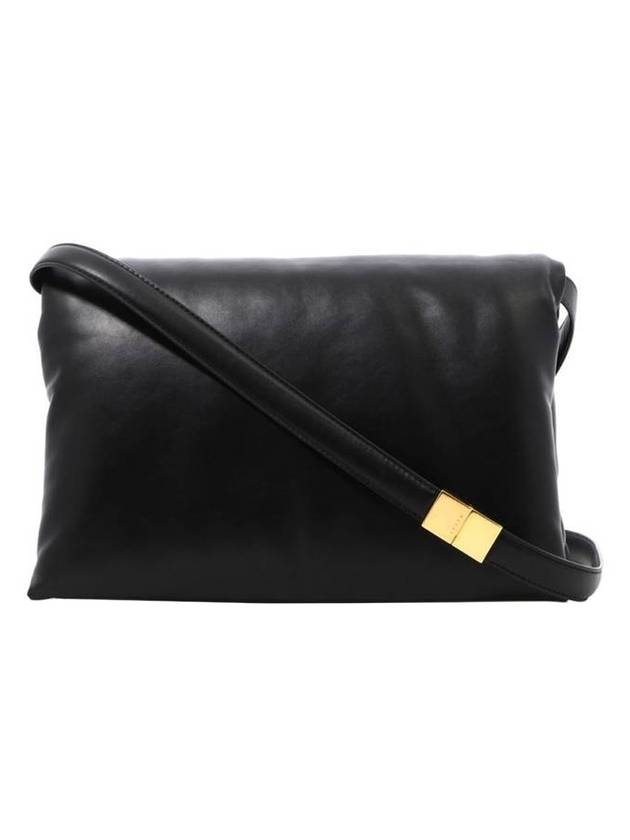 Calfskin Prasma Large Shoulder Bag Black - MARNI - BALAAN 1