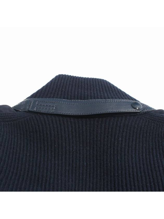 Suede Wool Cashmere Knit Padding Navy KZF004 YMW061F24 HB800 - TOM FORD - BALAAN 4