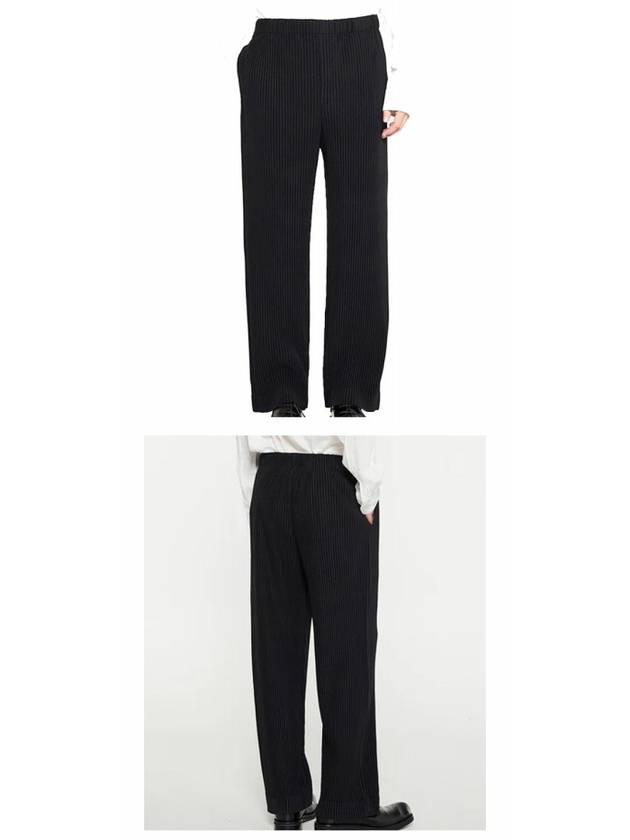 MC March Pleated Straight Pants Black - ISSEY MIYAKE - BALAAN 5