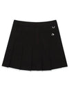 Women s Unbalanced Pleated Culottes 4014LZSP BLACK - BLACK&WHITE - BALAAN 3