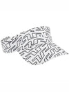 Bone Print Visor White Outline Bridge Swirl - J.LINDEBERG - BALAAN 3