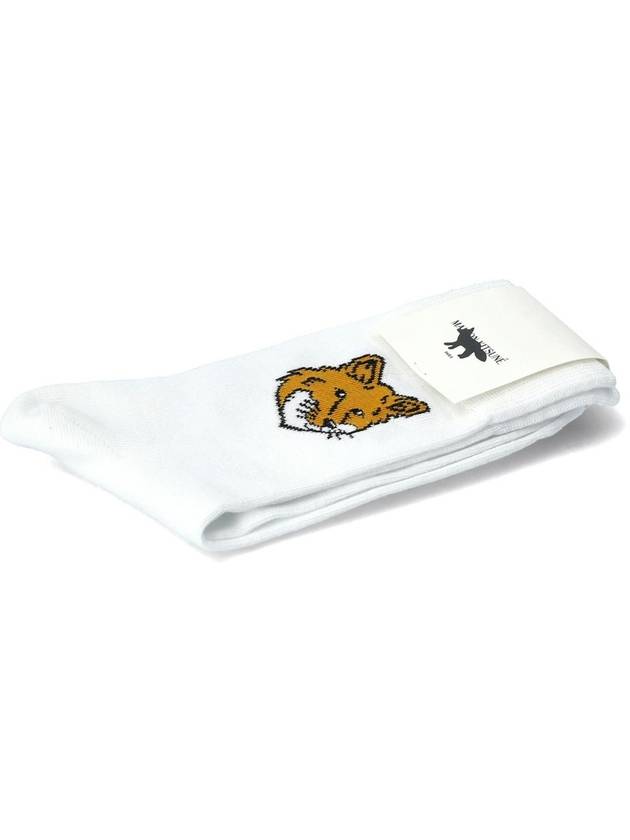 Foxhead socks LM06408KT0010 WHITE - MAISON KITSUNE - BALAAN 3