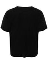 Pleated Short Sleeve T-Shirt Black - ISSEY MIYAKE - BALAAN 3