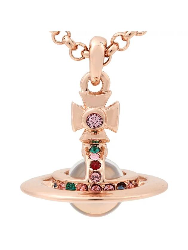 Petite ORB Necklace Pink Gold - VIVIENNE WESTWOOD - BALAAN 1