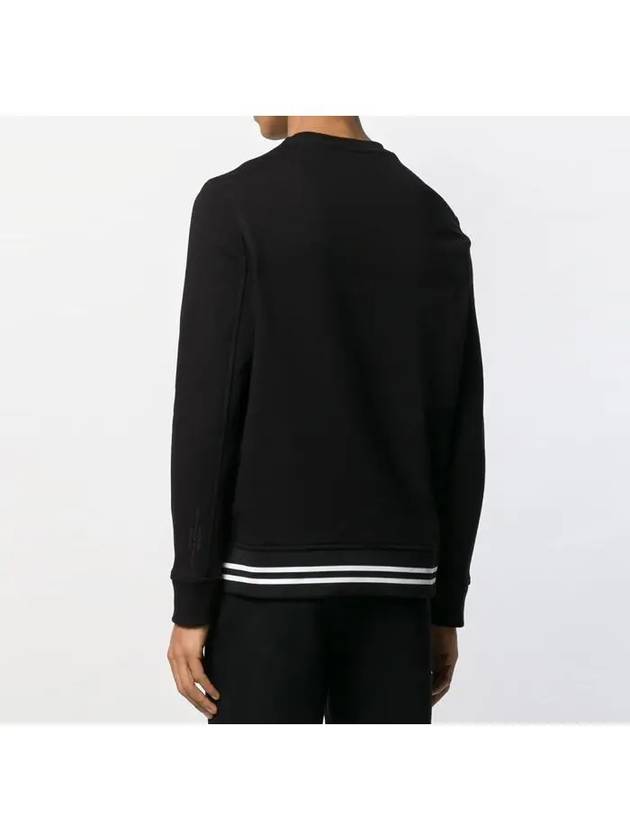 Gangster Stripe Sweatshirt Black - NEIL BARRETT - BALAAN 5