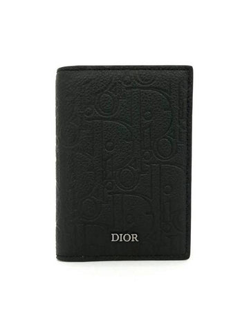 Vertical 2 tier card wallet 2ESCH138FLG H00N - DIOR - BALAAN 1