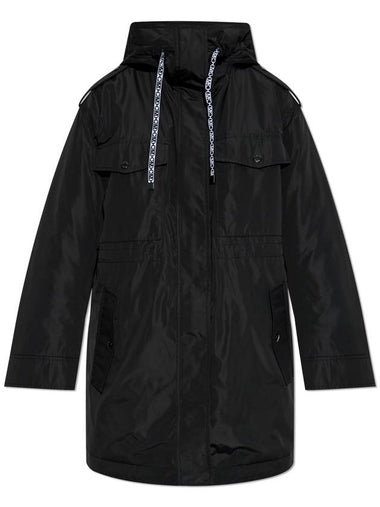 Michael Michael Kors Parka With Hood, Women's, Black - MICHAEL KORS - BALAAN 1