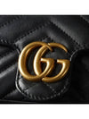 GG Marmont Matelasse Leather Super Mini Bag Black - GUCCI - BALAAN 6