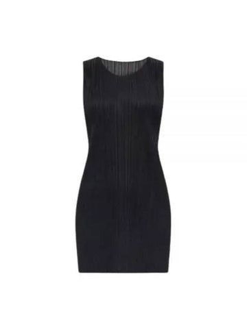 Pleats Please PP38 JT107 15 Pleats Sleeveless One Piece - ISSEY MIYAKE - BALAAN 1