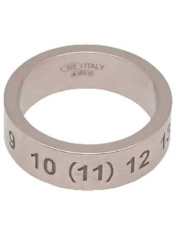 Number Logo Ring Silver - MAISON MARGIELA - BALAAN 1