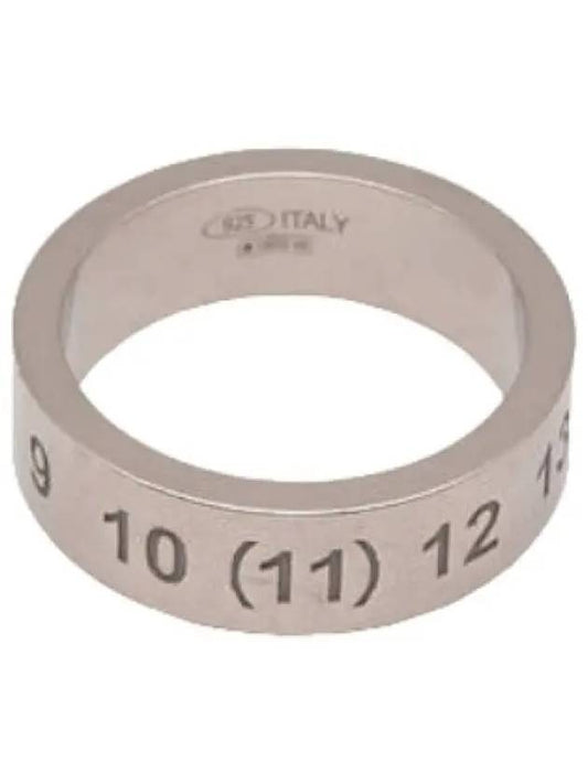 Number Logo Ring Silver - MAISON MARGIELA - BALAAN 1