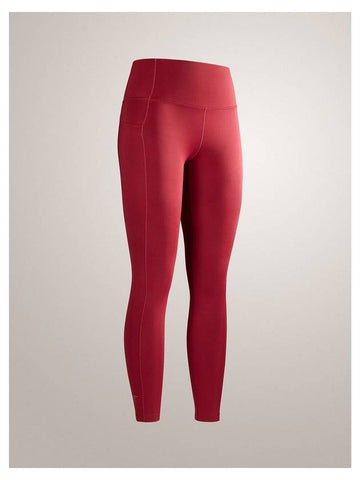 Women's Essent Warm High-Rise Leggings Red - ARC'TERYX - BALAAN 1