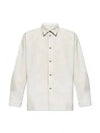 Pleated Long Sleeve Shirt White - ISSEY MIYAKE - BALAAN 2