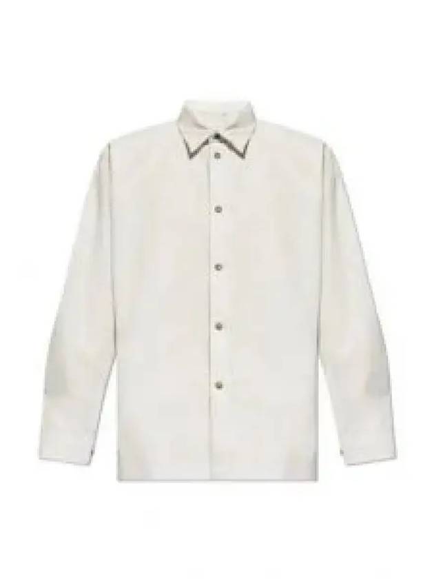 Pleated Long Sleeve Shirt White - ISSEY MIYAKE - BALAAN 2