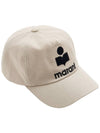 Tyrone ball cap CQ001XFB A3C05A ECBK - ISABEL MARANT - BALAAN 4