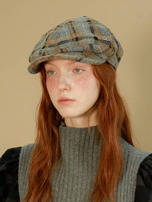 Newsboy cap CQ008F 04F - BROWN HAT - BALAAN 2