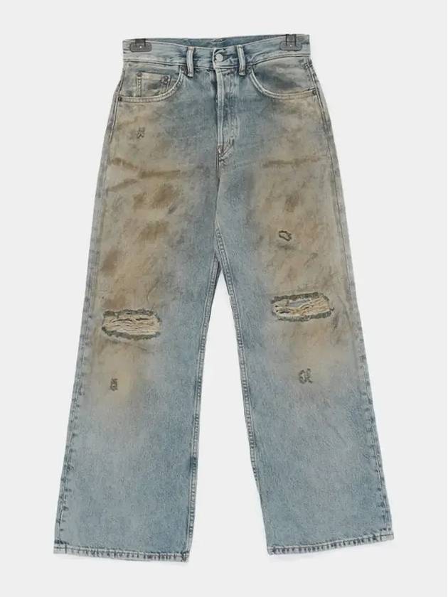 Loose Fit Wide Jeans Light Blue - ACNE STUDIOS - BALAAN 4