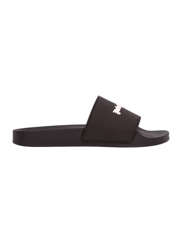 Logo Slippers Black - PALM ANGELS - BALAAN 2