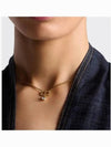 Petit CD Crystals Necklace Gold - DIOR - BALAAN 4