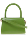 Bypa semi patent leather top handle bag lime green 19PFMINALMWSMA STK - BY FAR - BALAAN 4