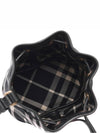 Check Drawstring Pouch Bag Black - BURBERRY - BALAAN 7