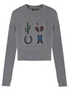 Western Icons Long Sleeve T Shirt Gray - MSKN2ND - BALAAN 2