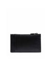 Graffiti Logo Zipper Card Wallet Black - ALEXANDER MCQUEEN - BALAAN 3