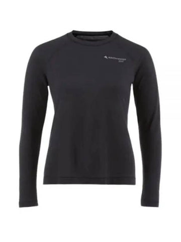 Geroa LS Tee Woman Raven 10366 961 - KLATTERMUSEN - BALAAN 1