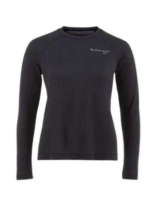 Geroa LS Tee Woman Raven 10366 961 - KLATTERMUSEN - BALAAN 2