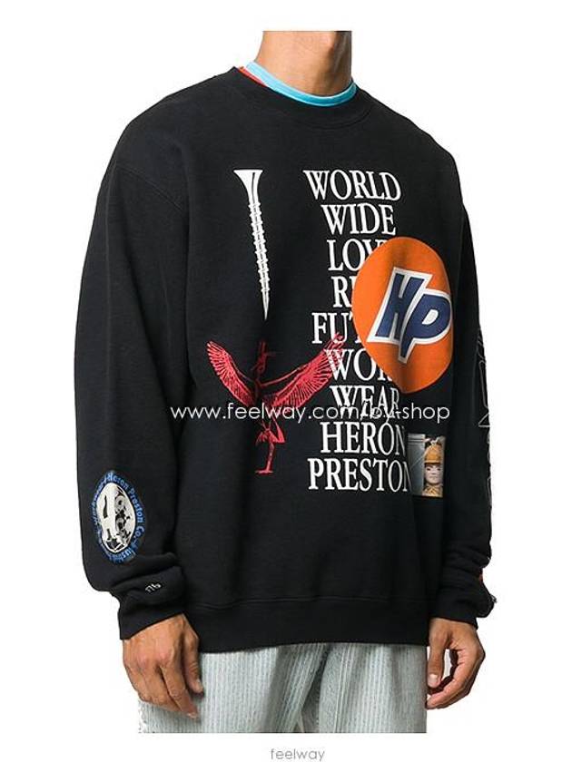 Heron HP Mark Sweatshirt HMBA014F20JER002 - HERON PRESTON - BALAAN 2