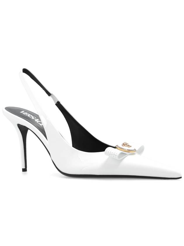 Versace Pumps With Medusa Head, Women's, White - VERSACE - BALAAN 4