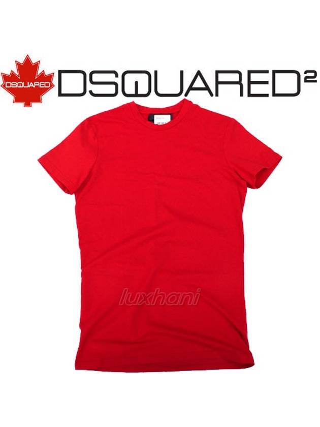 Dsquared Men's Innerwear D9M460050 Red TSHIRT - DSQUARED2 - BALAAN 1