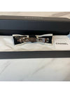 Women s Silk Jagard Ribbon Hairpin Black Ecru AA9921 B16068 NW147 - CHANEL - BALAAN 3