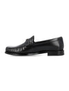 Luco Triomphe Polished Bull Loafers Black - CELINE - BALAAN 8